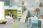 Уникалната детска стая с легло на два етажа